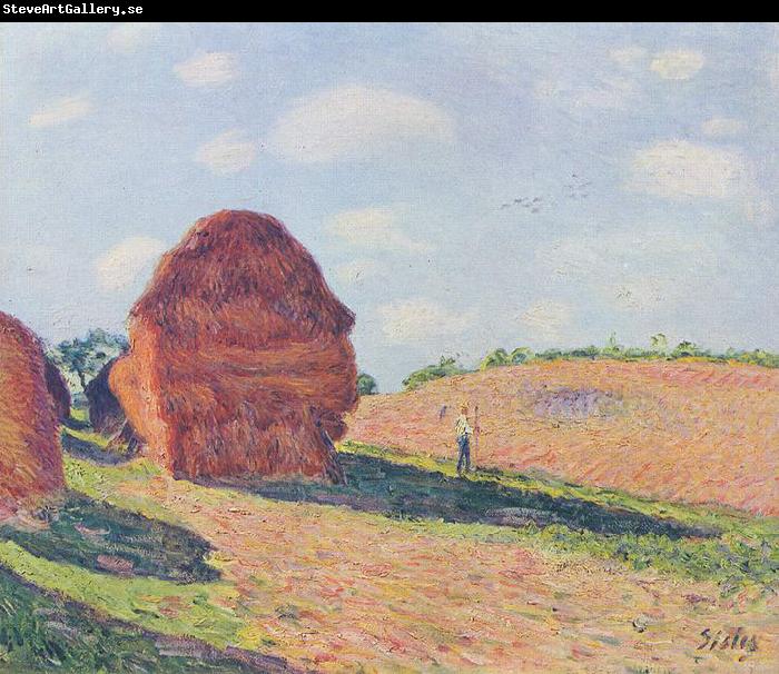 Alfred Sisley Die Strohmieten